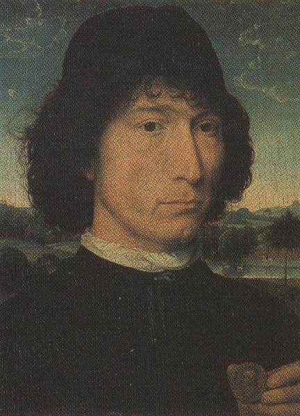 Sandro Botticelli Hans Memling,Man with a Medal (mk36) oil painting picture